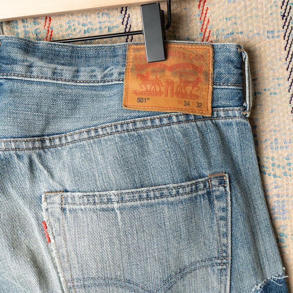 Custom levis patchwork jeans - Picture 5 of 5